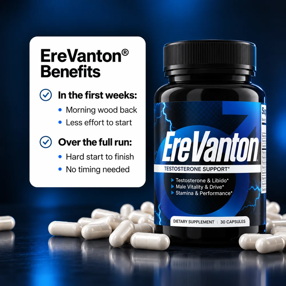 EreVanton® bottle lit from behind